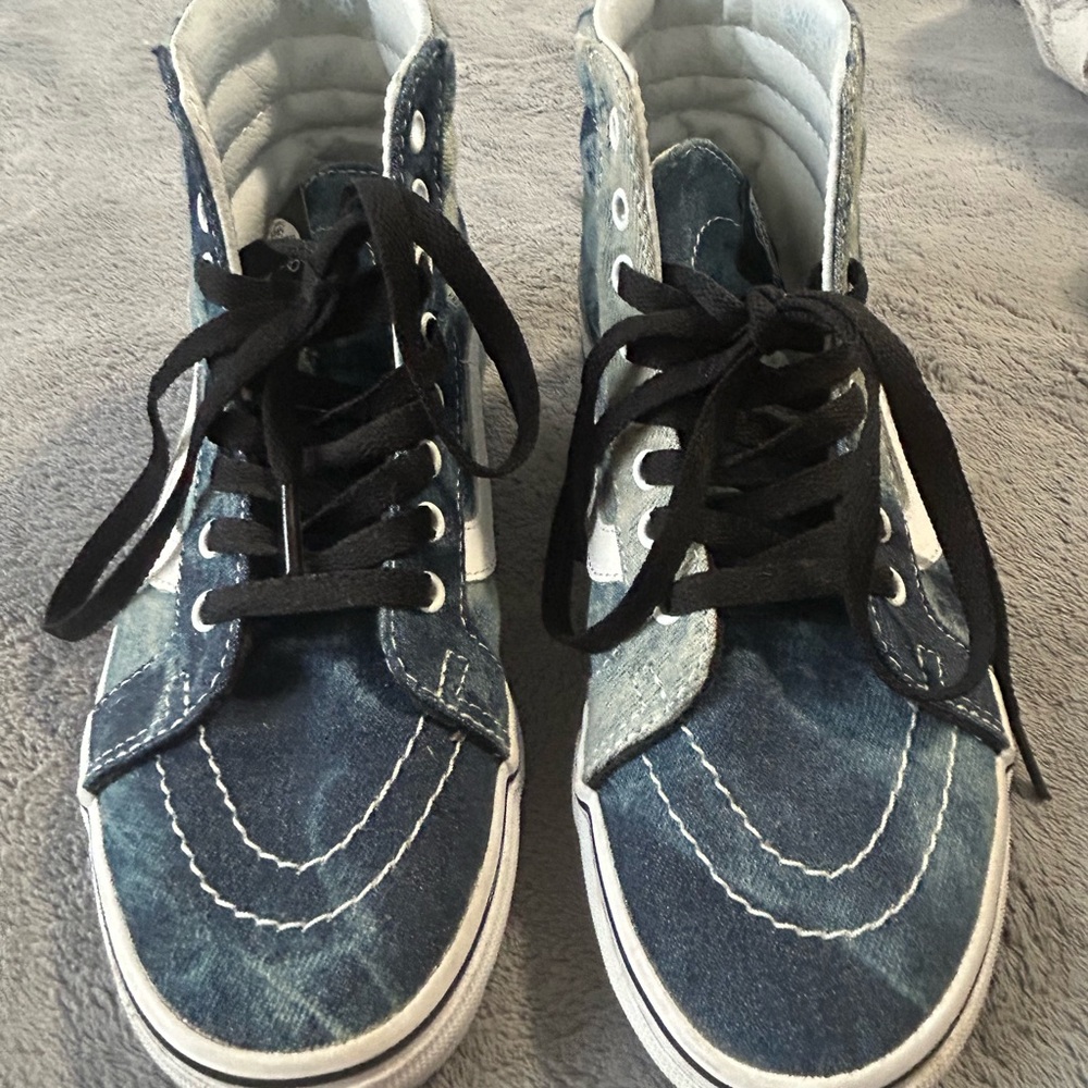 ❤️ Vans Denim Acid Wash High Top